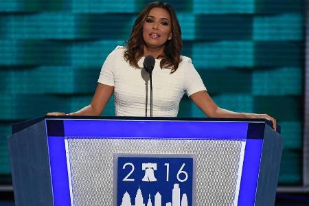 Eva Longoria auf dem Parteitag der Demokraten