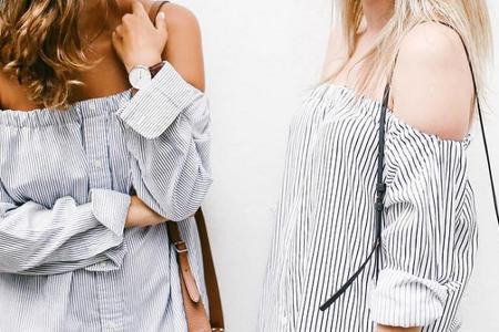 Vom Männerhemd zur Frauenbluse, ganz einfach mit dem Off-Shoulder-DIY