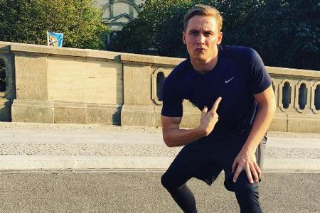 Matthias Schweighöfer ist bereit für's Joggen Matthias Schweighöfer ist bereit für's Joggen