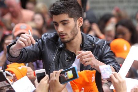 Schon damals manchmal allein auf weiter Flur: Zayn Malik bei einem One-Direction-Konzert im Jahr 2013 Schon damals manchmal allein auf weiter Flur: Zayn Malik bei einem One-Direction-Konzert im Jahr 2013