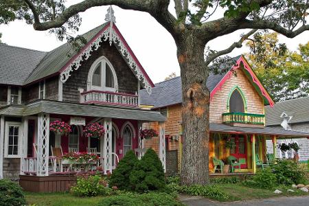 Im historischen Teil von Edgartown (