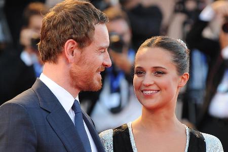 Michael Fassbender und Alicia Vikander bei der Weltpremiere von 