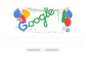 Endlich volljährig: Google feiert mit einem Doodle Geburtstag