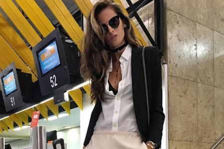 Izabel Goulart jettet für die Olympischen Spiele nach Rio.