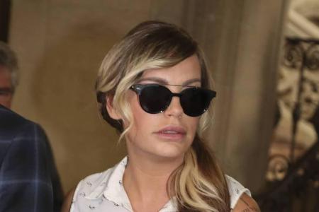 Gina-Lisa Lohfink während der Verhandlungen vor Gericht