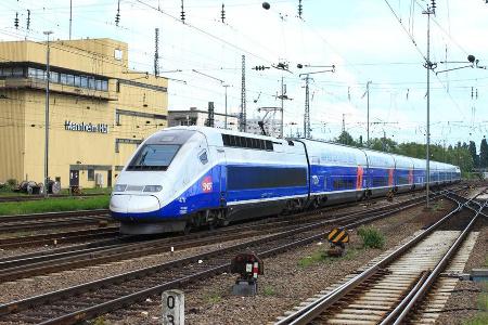 TGV auf Zugstrecke