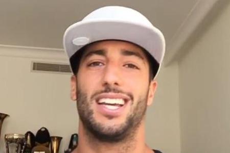 Formel-1-Pilot Daniel Ricciardo versucht zu rappen Formel-1-Pilot Daniel Ricciardo versucht zu rappen
