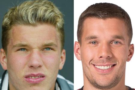 Egal ob früher oder heute, Lukas Podolski hat meist ein Lächeln auf dem Gesicht.