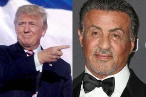 Donald Trump feiert Silvester zusammen mit Sylvester Stallone