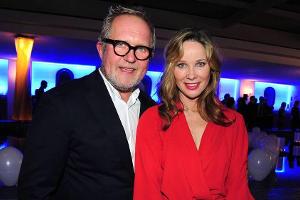 Harald Krassnitzer und Ann-Kathrin Kramer beim Adventsessen des Programmdirektors Erstes Deutsches Fernsehen Anfang Dezember...