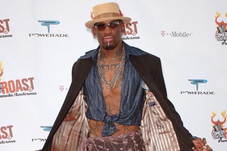War schon immer ein bunter Kanarienvogel: der ehemalige Basketballspieler Dennis Rodman.