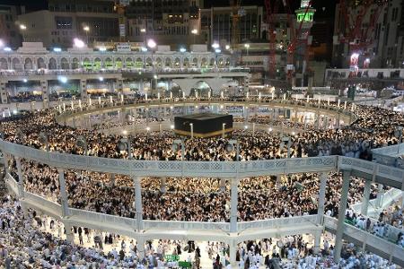 PLATZ 1: Al-Masdschid al-Haram, Mekka: Die Al-Haram-Moschee zählt zu den bedeutendsten Stätten des Islam. Sie beherbergt das...