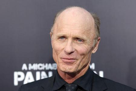 Charakterkopf Ed Harris (65) trägt seine Platte seit Jahrzehnten mit Würde.