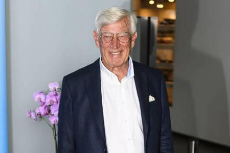 Siegfried Rauch (84) beim Bayerischen Sportpreis im Juli 2016 in München. Von 1997 bis 2013 war er der Kapitän des 