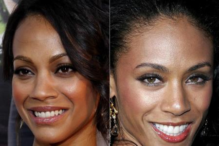 Zwei afroamerikanische Schönheiten: Zoe Saldana (li.) gelang mit 