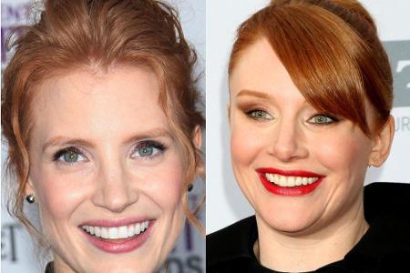 Genauso wie Jessica Chastain (li.) und Bryce Dallas Howard. Nicht nur die Haarfarbe, sondern auch den Porzellanteint haben d...