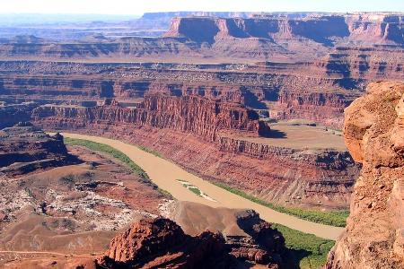 Faszinierende Canyons und der Colorado River: Death Horse Point