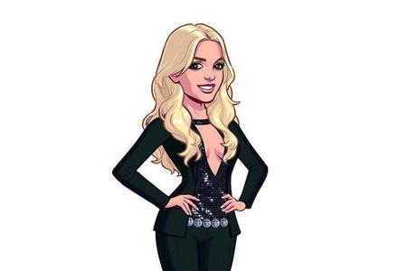 Britney Spears zeigt ihren Fans, wie ihre virtuelle Figur aussieht Britney Spears zeigt ihren Fans, wie ihre virtuelle Figur aussieht