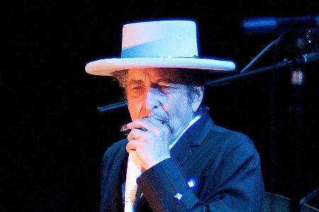 Bob Dylan 2012 bei einem Auftritt in Spanien