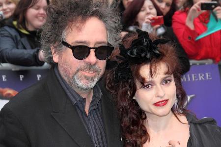 Tim Burton und Helena Bonham Carter bei der Premiere von 