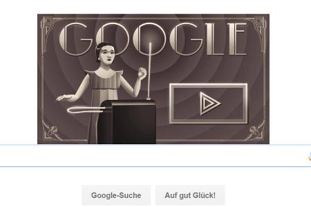 Ein Google Doodle für Clara Rockmore Ein Google Doodle für Clara Rockmore