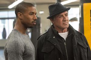 Michael B. Jordan als Adonis Johnson (links) und Sylvester Stallone als Rocky Balboa in "Creed"