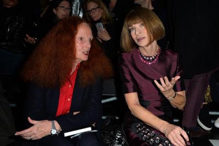 Anna Wintour (re.) holte Grace Coddington in ihrem ersten Jahr als Anna Wintour (re.) holte Grace Coddington in ihrem ersten Jahr als