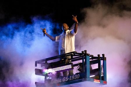 Kanye West - hier bei einem Konzert im schwedischen Göteborg - liebt den ganz großen Auftritt Kanye West - hier bei einem Konzert im schwedischen Göteborg - liebt den ganz großen Auftritt
