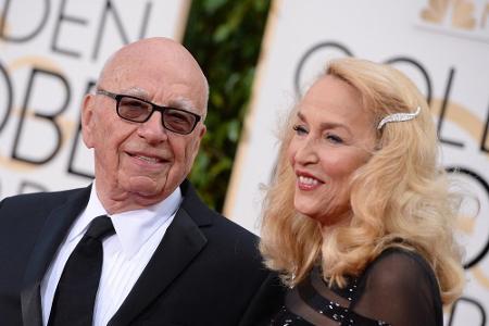 Jerry Hall und Rupert Murdoch bei den Golden Globes Jerry Hall und Rupert Murdoch bei den Golden Globes