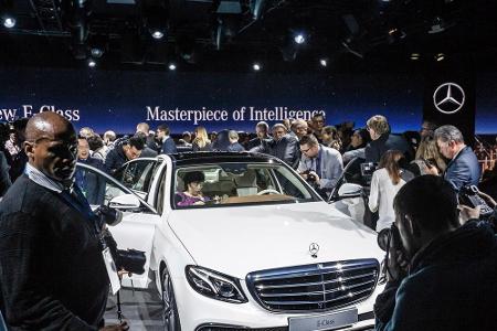 Unumstrittener Star in Detroit: Die neue E-Klasse von Mercedes