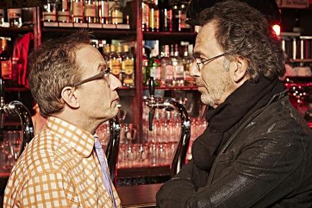 Die Tele-5-Talk-Show mit Hugo Egon Balder und Wigald Boning war originell und vielversprechend: Die Gäste tranken und die Ga...
