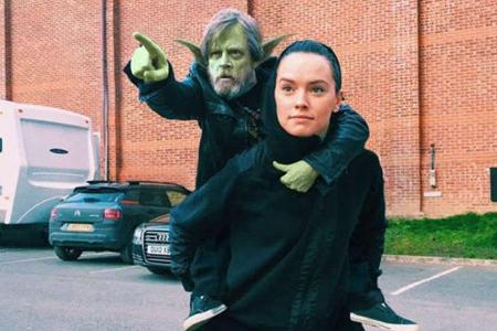 So sieht Mark Hamill Jedi-Trainer Yoda viel ähnlicher.