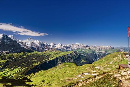 Das Schweizer Bergpanorama ist atemberaubend
