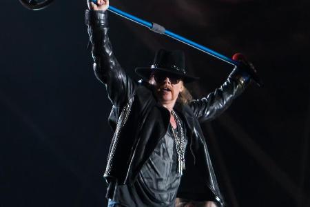 Ready to rock oder ready to schock? Axl Rose ist der Ersatzsänger bei AC/DC