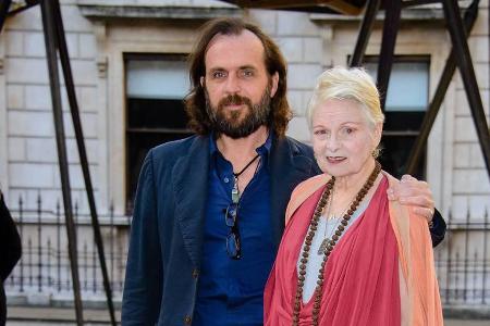Vivienne Westwood zusammen mit ihrem Ehemann Andreas Kronthaler