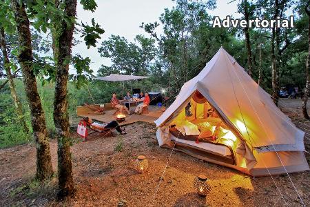 Die Vereinigung Les Castels beweist, wie Camping im Einklang mit der Natur harmoniert