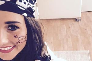 Sarah Engels und Baby Alessio im Piraten-Partnerlook