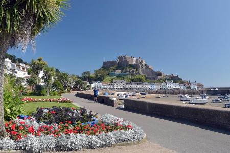 Das Gorey Schloss im Osten von Jersey ist einen Besuch wert