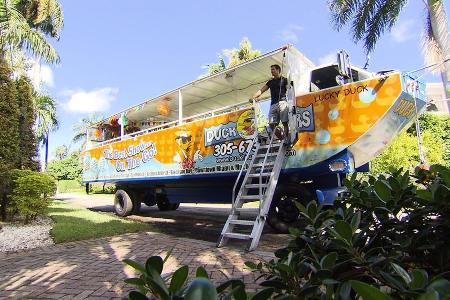 Leonard lud die Ladies auf eine Sightseeingtour durch Miami ein