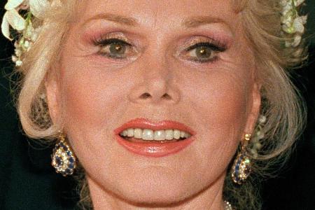 Zsa Zsa Gabor am Tag ihrer Hochzeit mit Prinz Frederic von Anhalt im Jahr 1986 Zsa Zsa Gabor am Tag ihrer Hochzeit mit Prinz Frederic von Anhalt im Jahr 1986