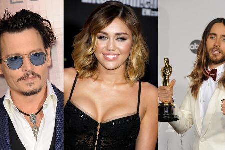 Sie ernähren sich bereits vegan: Johnny Depp, Miley Cyrus und Jared Leto