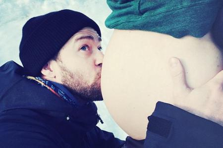 Als Silas, der Sohn von Justin Timberlake (34) und Jessica Biel (32), noch im Bauch seiner Mama schlummerte, teilte sein Pap...