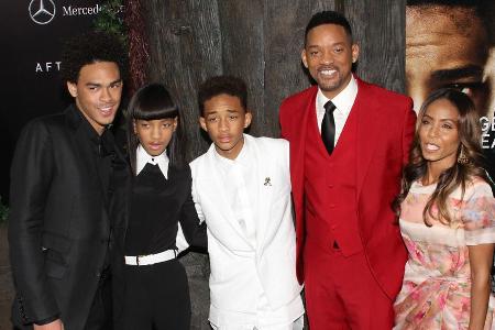 Will (47) und Jada Pinkett Smith (44) gaben sich 1997 das Ja-Wort und bilden gemeinsam mit ihren drei Kindern Jaden (17), Wi... Will (47) und Jada Pinkett Smith (44) gaben sich 1997 das Ja-Wort und bilden gemeinsam mit ihren drei Kindern Jaden (17), Wi...