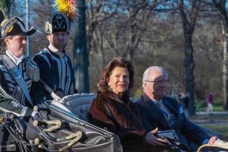 Das Schloss dient dem schwedischen König Carl XVI. Gustaf und seiner Frau Silvia von Schweden als Büro und Schauplatz für ze...
