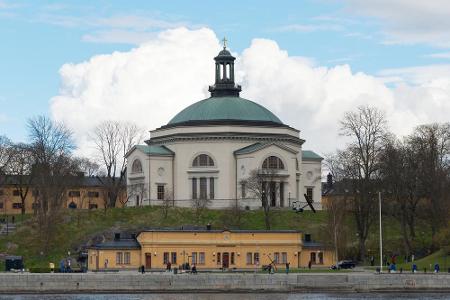 Die Skeppsholmskirche auf der Insel Skeppsholmen ist mittlerweile keine Kirche mehr, sondern ein Konzertsaal für klassische ...