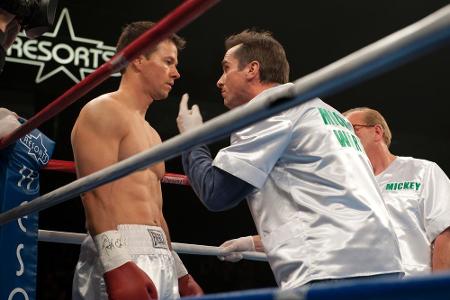 Auch Mark Wahlberg (li.) wagte sich schon einmal als Boxer in den Ring. In 