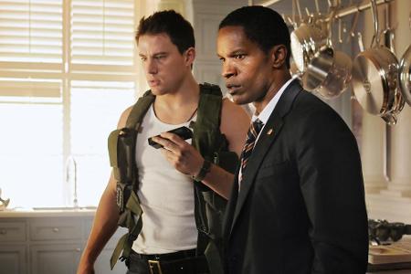 Ebenfalls schon in Amt und Würden war Jamie Foxx. Er durfte in 