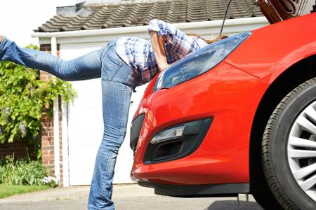 Ganz gerissene Osterhasen verstecken ihre Ostergeschenke unter der Motorhaube. Für Geübte kein Problem - Unwissende sollten ...