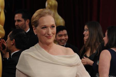 Gut 20 Jahre später ist Meryl Streep 66 Jahre alt, weiß sich auf dem roten Teppich jedoch nach wie vor in Szene zu setzen.