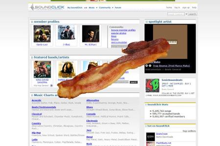 Lecker Bacon sehen Nutzer bei 